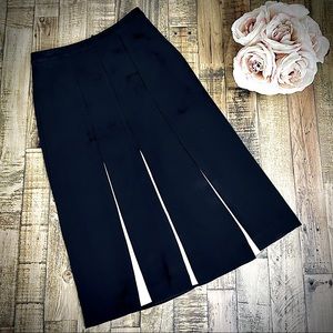 Ted Baker London pleated knee length skirt